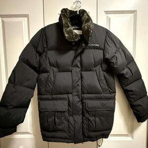 COLUMBIA EASTMORLAND DOWN PARKA COAT JACKET MENS SMALL